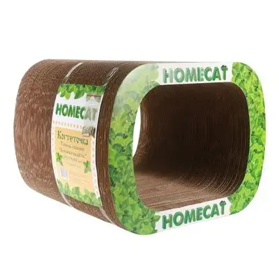 Купить homecat когтеточка-тоннель для кошек "Кошачья радость"