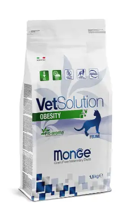 Купить monge vetsolution cat obesity сухой корм  для кошек при избыточном весе