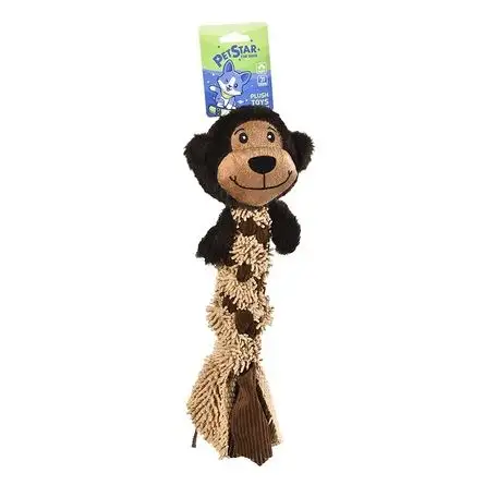 Купить petstar игрушка для собак ОБЕЗЬЯНА с канатом и пищалкой, плюшевая
