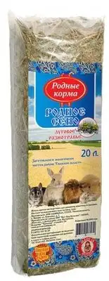 Купить Родные корма сено луговое разнотравье для грызунов