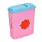 Tappi Хёрти контейнер пластиковый для корма для собак и кошек, розовый