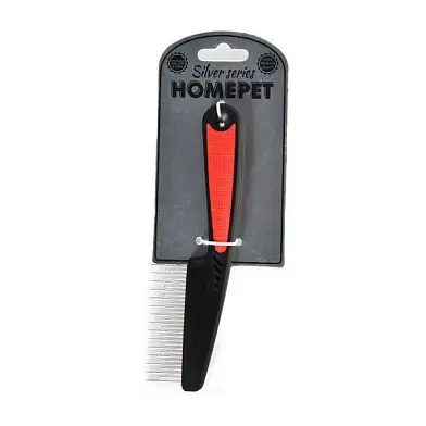 Homepet SILVER SERIES расческа с переменными зубьями пластиковая для собак и кошек 81 зуб 