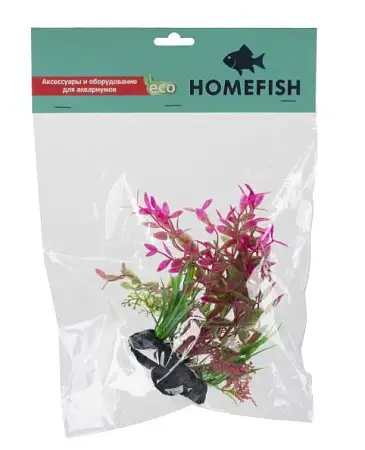 Купить homefish Конгея растение для аквариума пластиковое с грузом