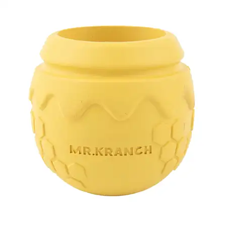 Купить mr.kranch игрушка для собак Горшочек меда с ароматом сливок, желтая