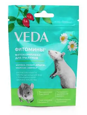 ВЕДА Фитомины с фитокомплексом для грызунов