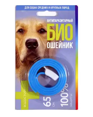 Good Dog Ошейник для собак средних и крупных пород  Био антипаразитарный, водостойкий
