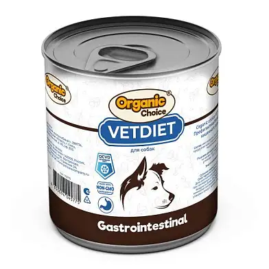 Organic Сhoice VET Gastrointestinal консервы для собак профилактика болезней ЖКТ
