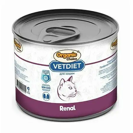 Купить organic Сhoice vet renal консервы  для взрослых кошек профилактика болезней почек