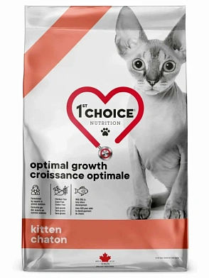 1st CHOICE GF Сухой Корм для котят треска, лосось (Оптимальный рост)