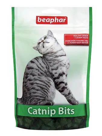 Купить beaphar catnip bits Подушечки с кошачьей мятой для кошек и котят