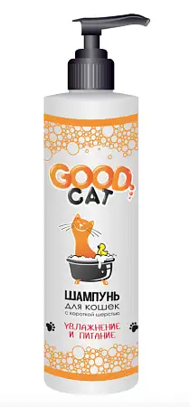 Купить good cat Шампунь для кошек с короткой шерстью, увлажнение и питание