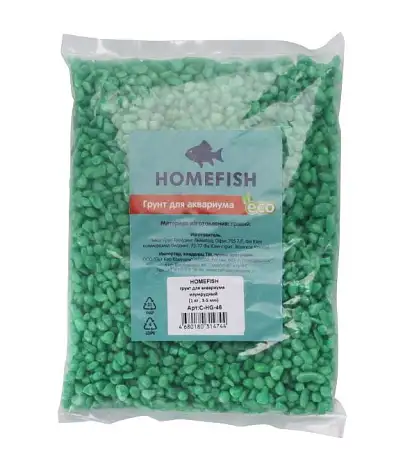 Купить homefish грунт для аквариума изумрудный